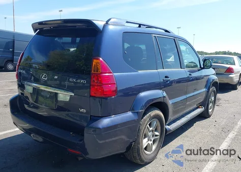 2004 Lexus Gx 470 from USA, damaged, VIN JTJBT20X240050183